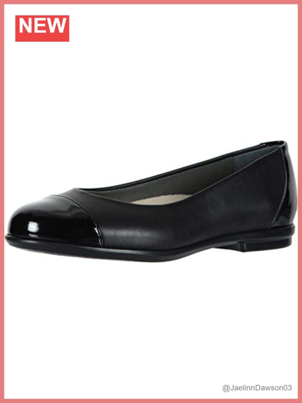 SAS Scenic Cap Toe Ballet Flat Women's Leather Slip-On Shoes
